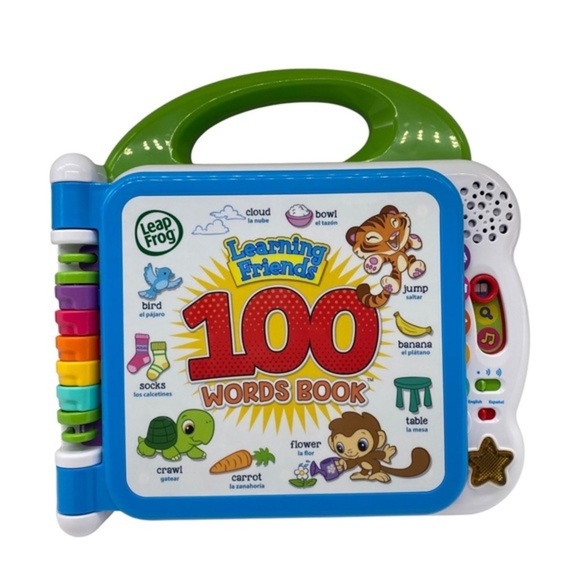 LeapFrog Learning Friends 100 Words Book Multilingual Interactive Educational - Picture 1 of 7